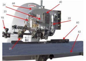 book stitching machine parts