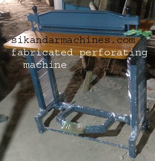 Paper Perforating Machine fabricated